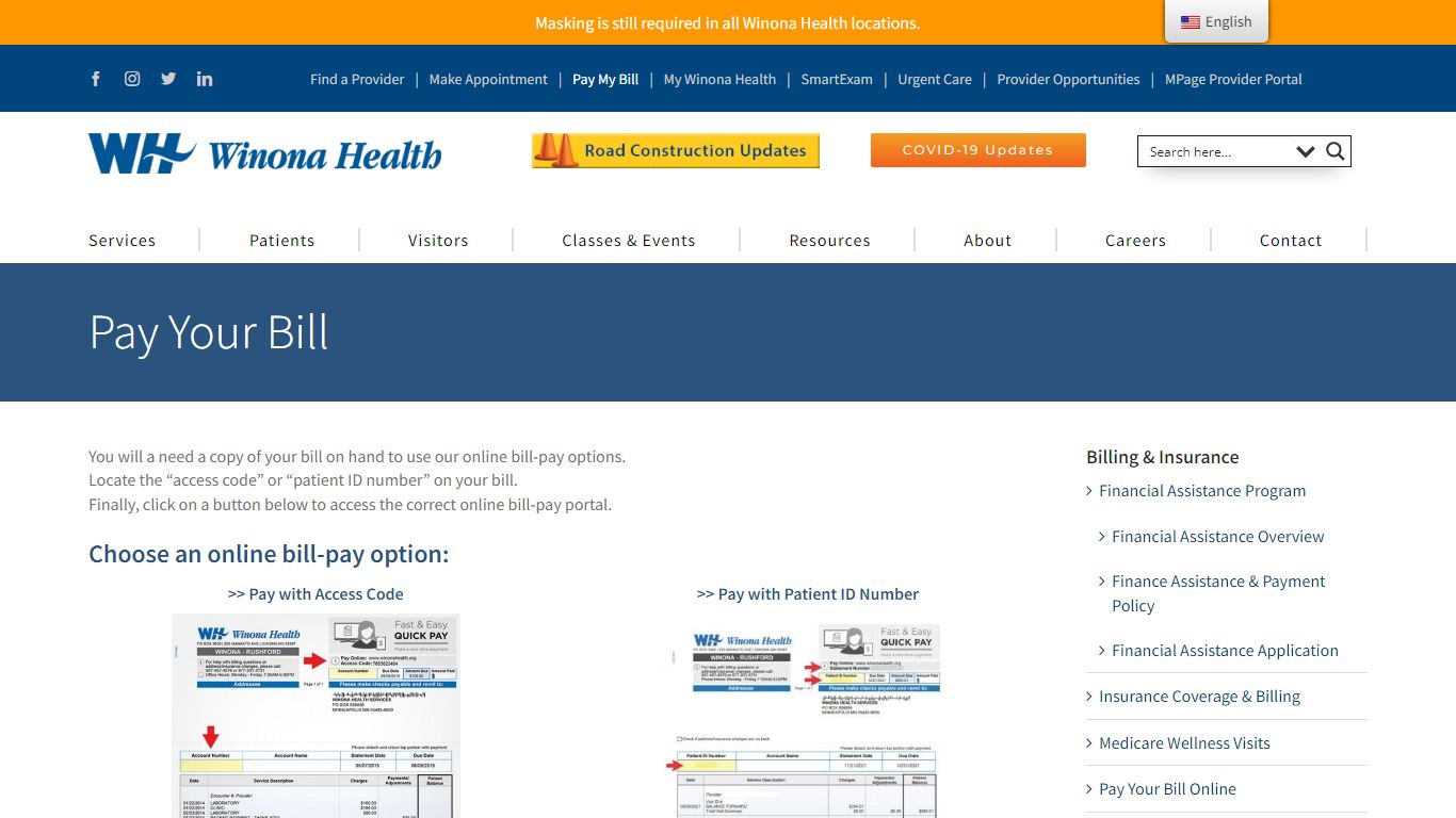 Pay Your Bill - Winona Health